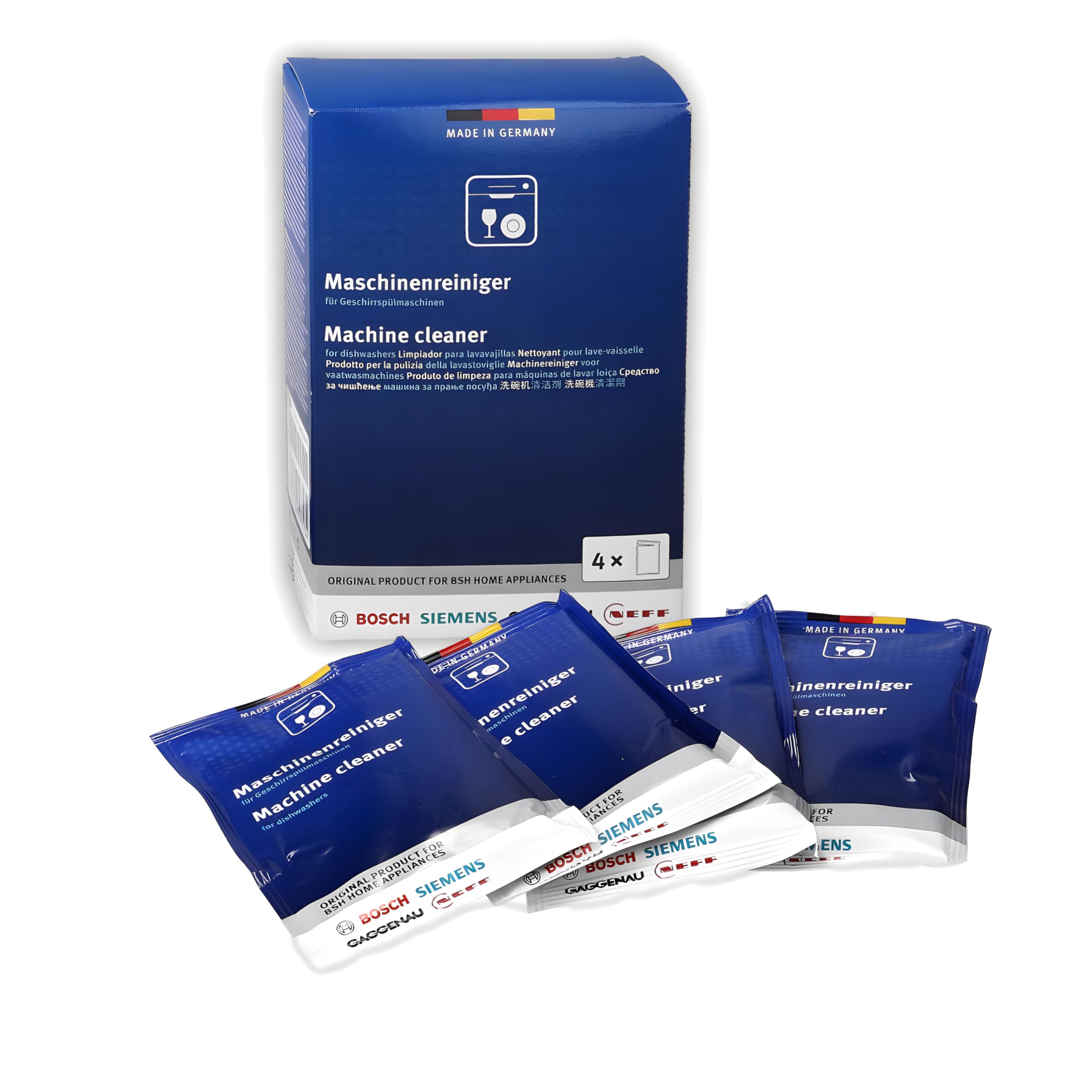 Bosch Dishwasher Cleaner – Limescale & Grease Remover for Peak Performance