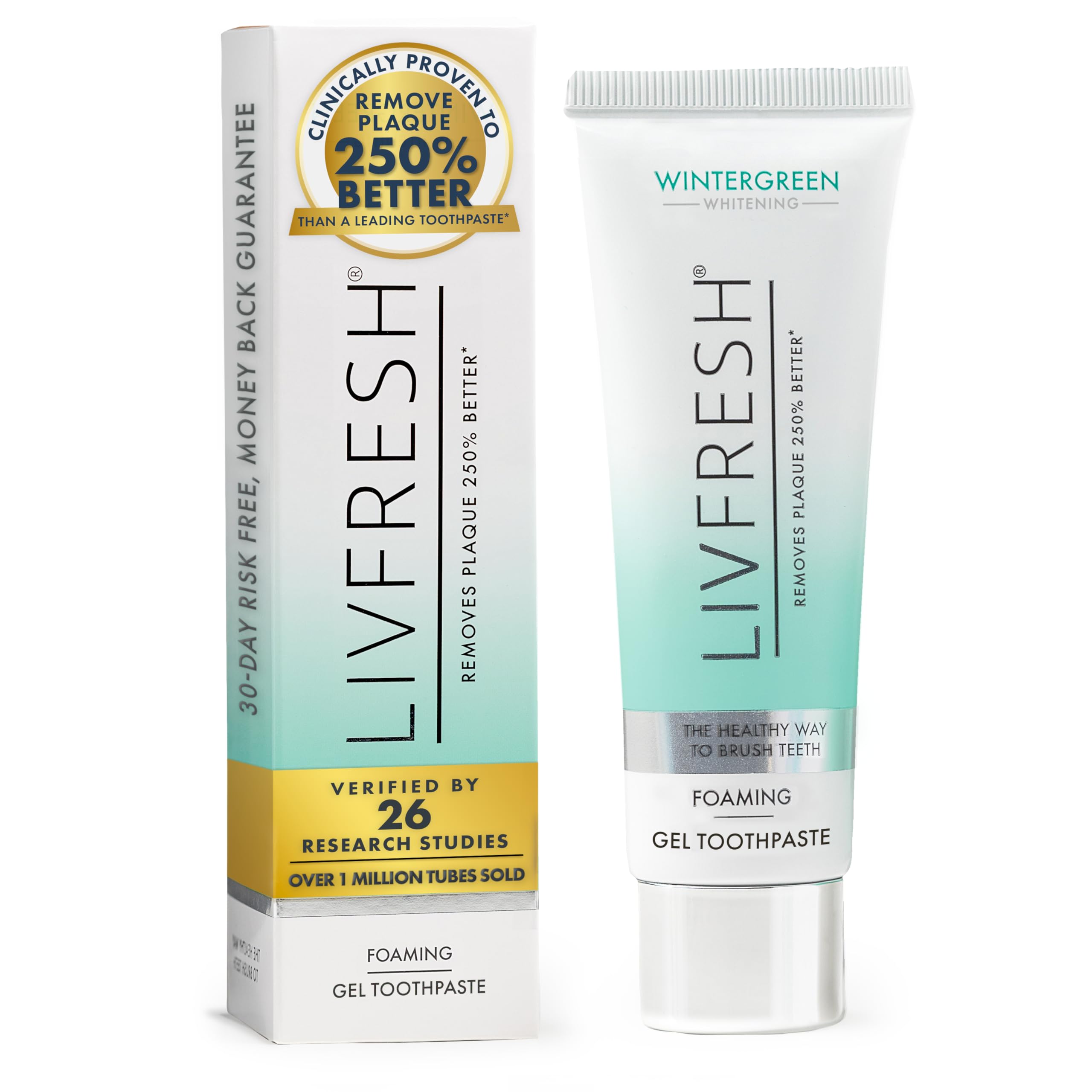 LIVFRESH Toothpaste Gel – SLS-Free Dental Gel

