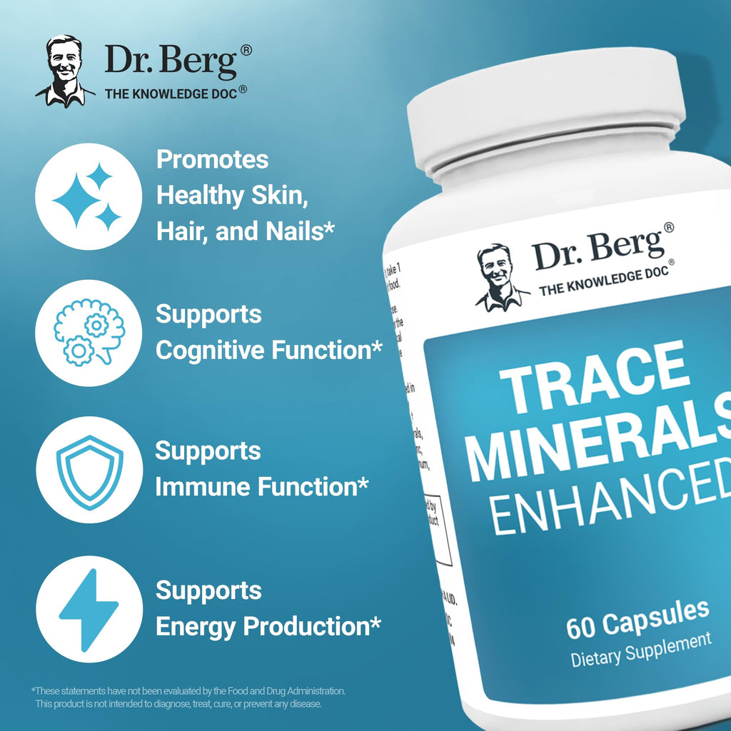 Dr. Berg Trace Minerals Enhanced Complex Dietary Supplement

