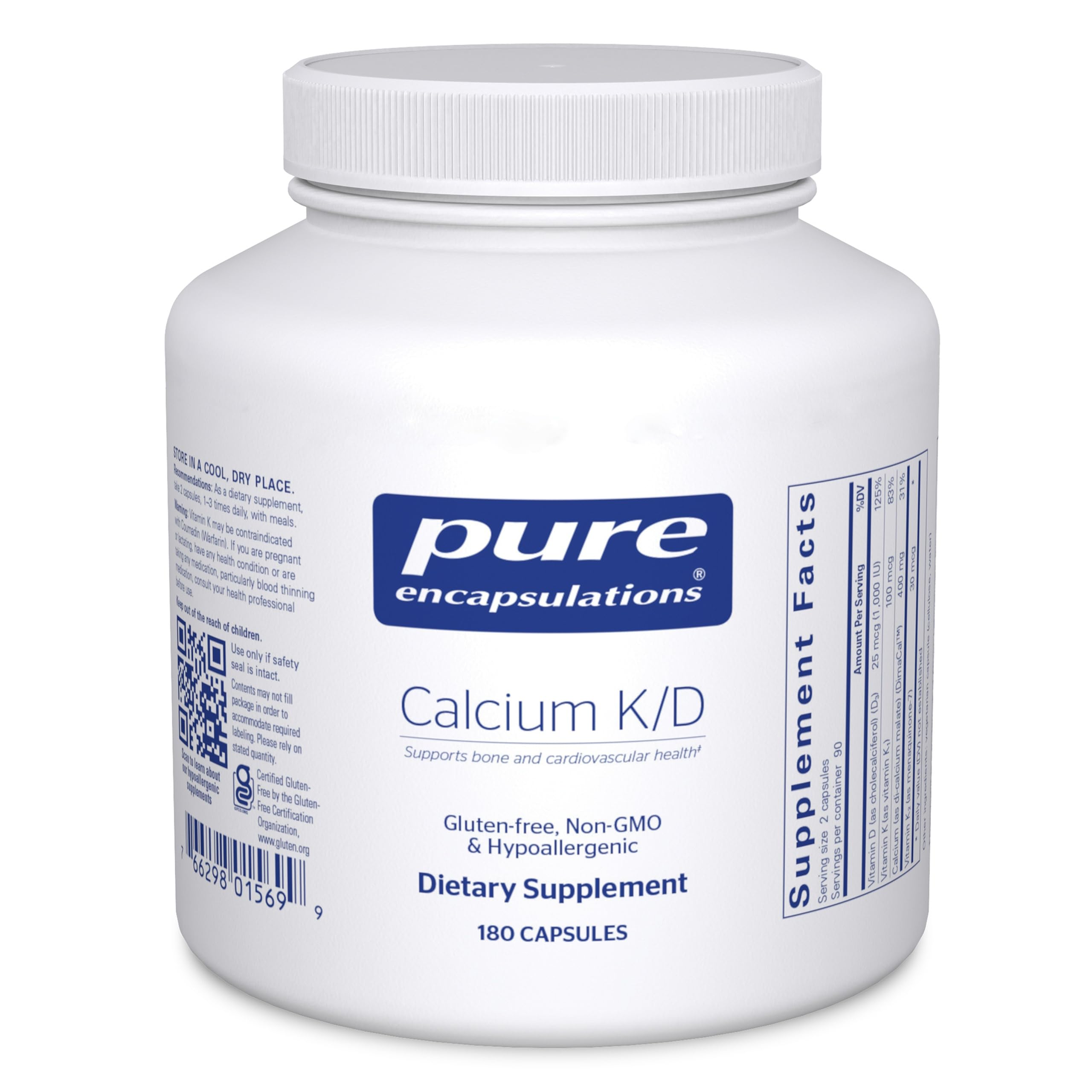 Calcium K/D Supplement by Pure Encapsulations

