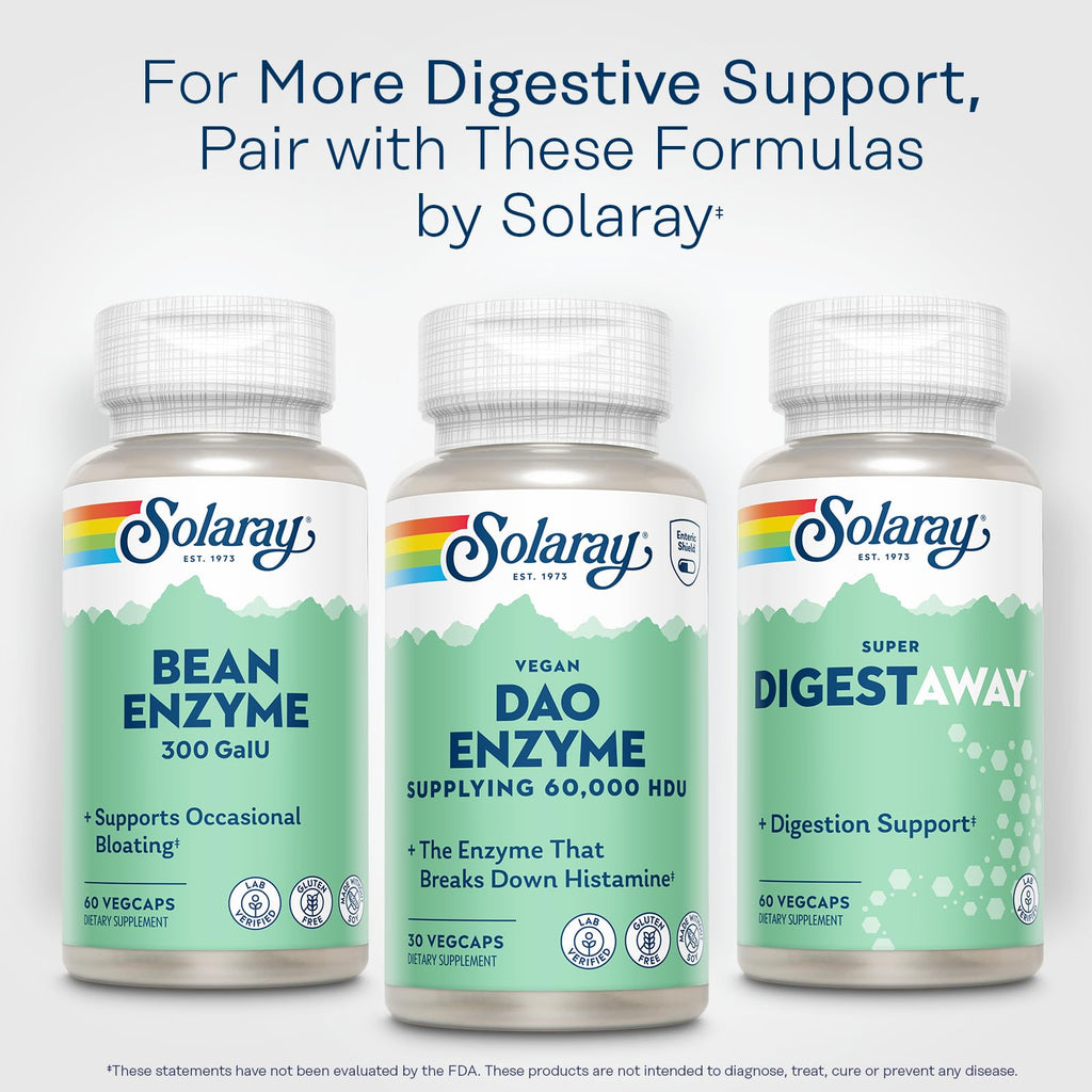 Solaray DAO Enzyme Digestive Enzyme | Vegan

