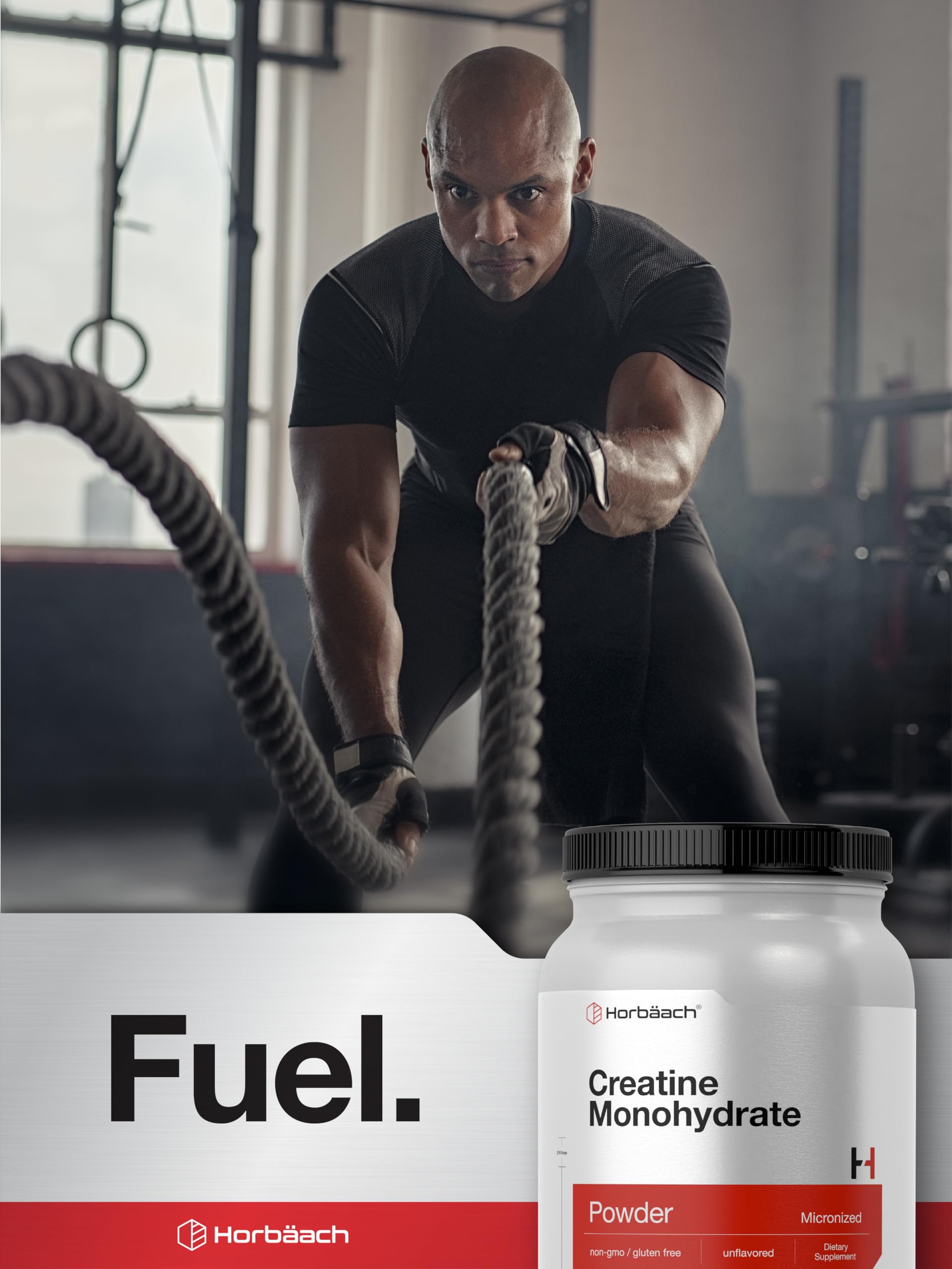 Horbäach Creatine Monohydrate Powder | Micronized Unflavored

