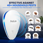 PestLab Ultrasonic Pest Repeller 300 Sq Ft Coverage

