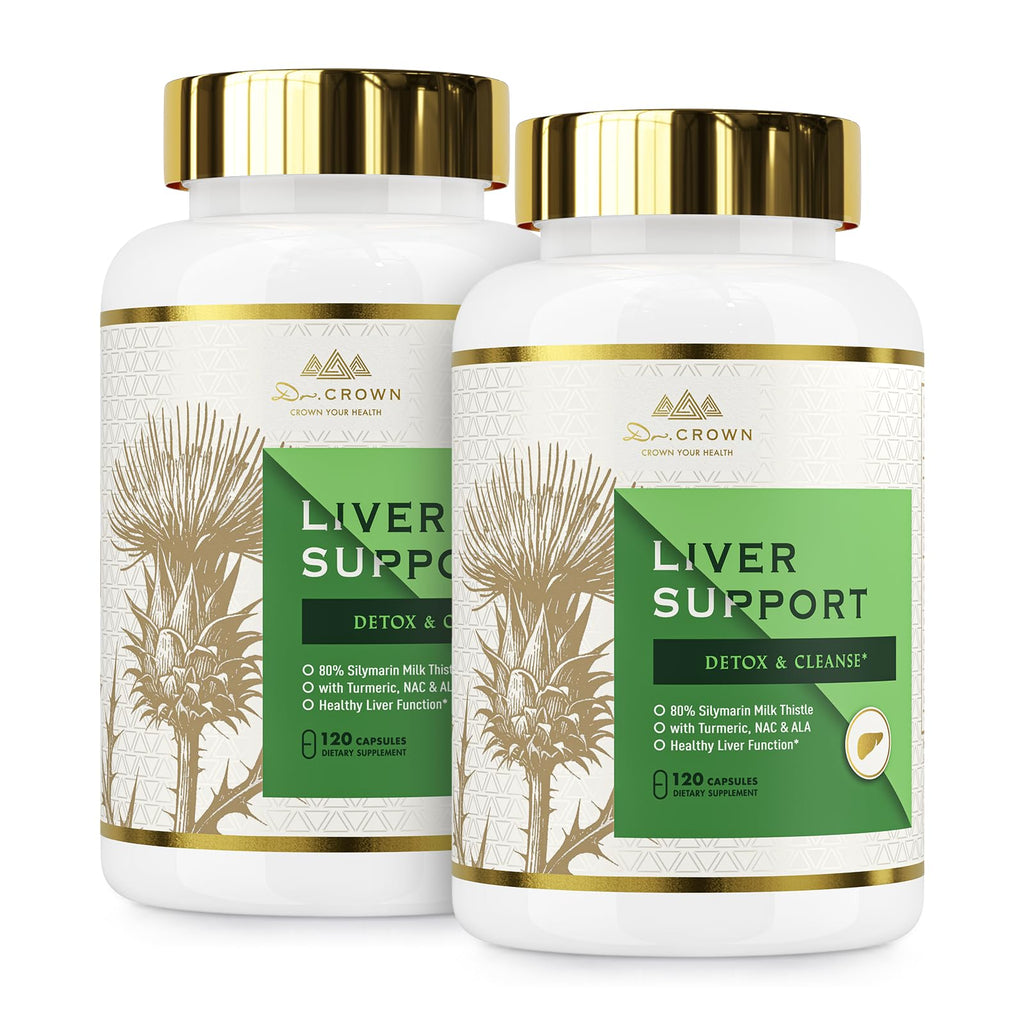 Milk Thistle Liver Support with NAC, Artichoke, Turmeric & Dandelion