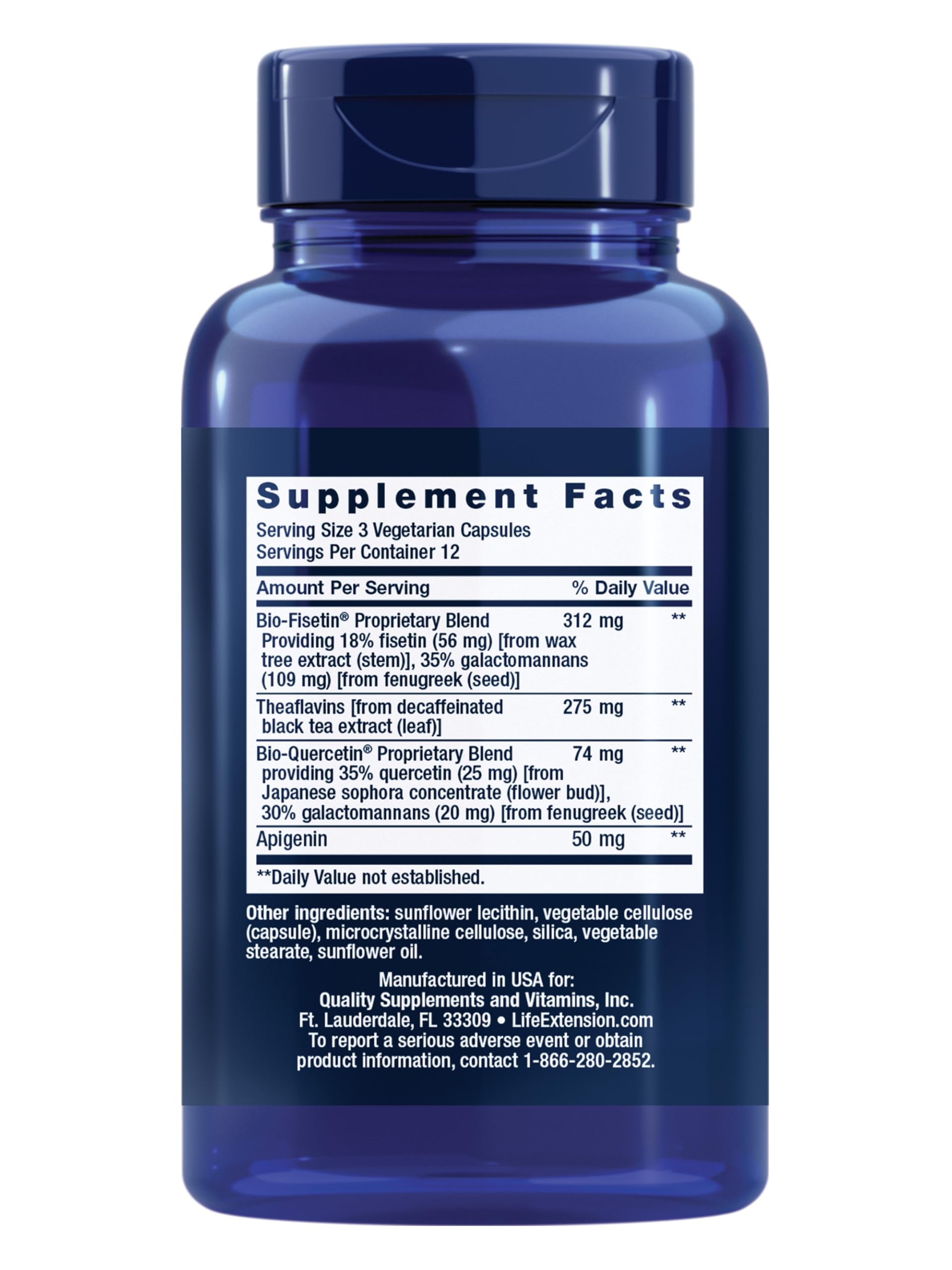 Life Extension Senolytic Activator Dietary Supplement

