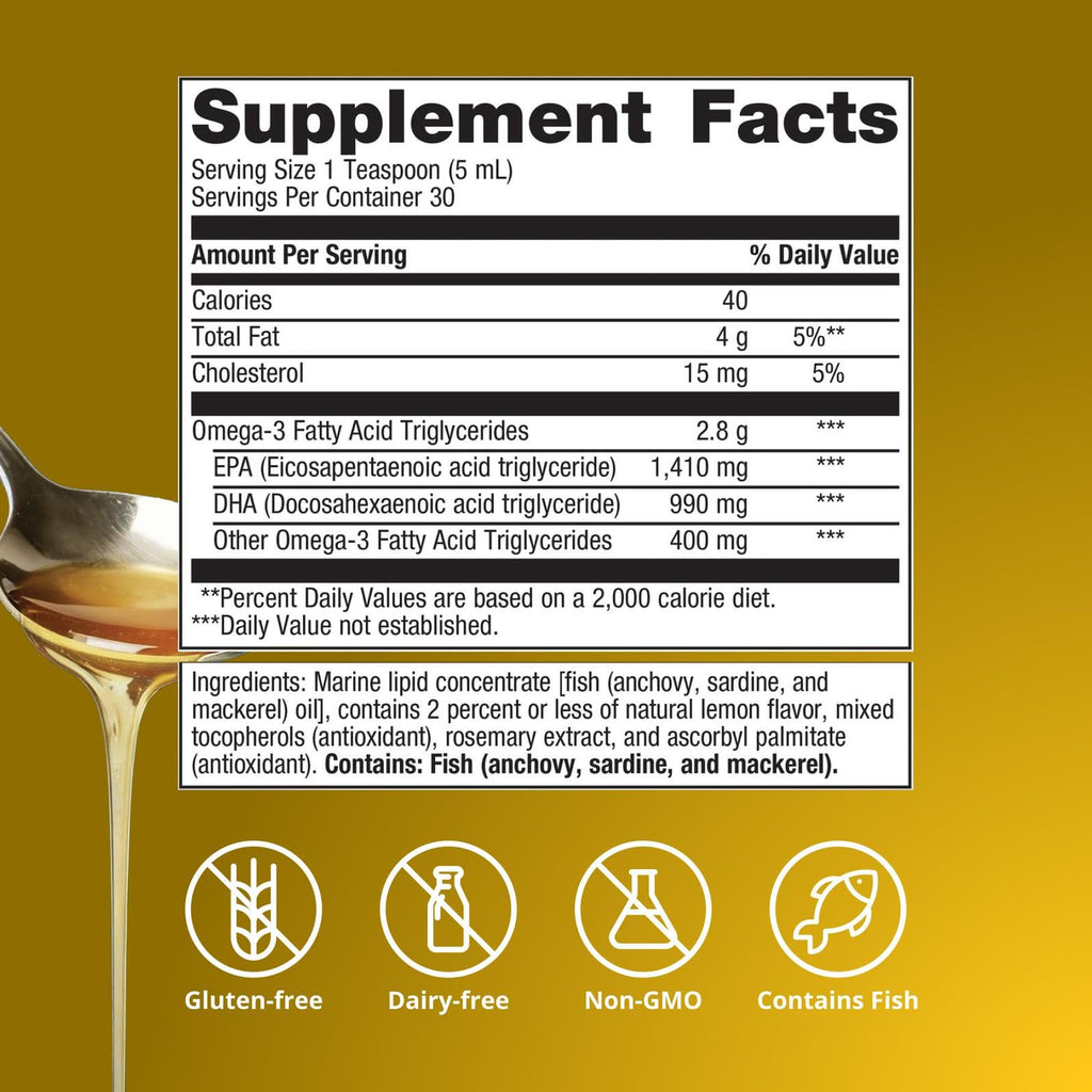 Metagenics OmegaGenics High-Potency Omega-3 Supplement


