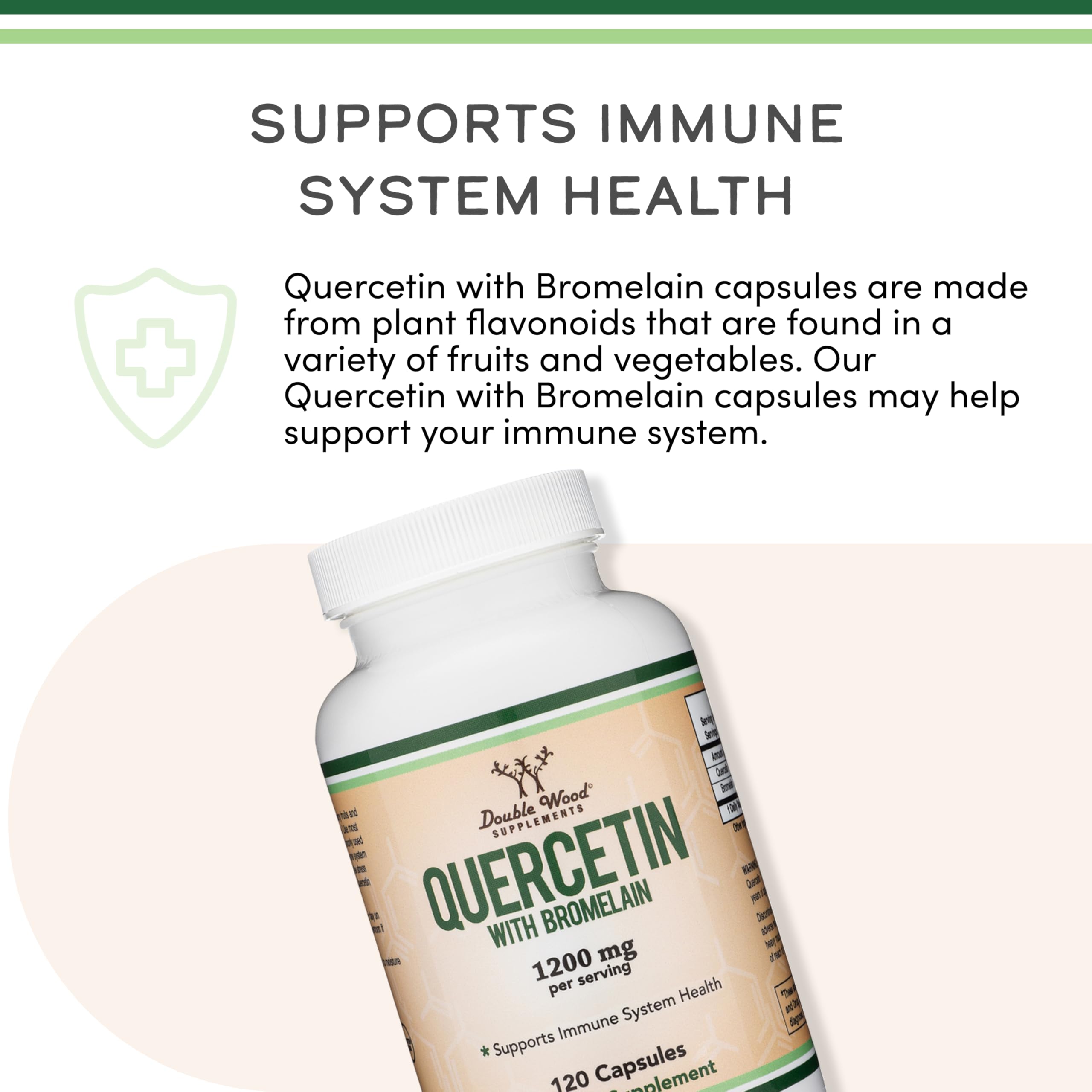 Quercetin with Bromelain by Double Wood | Immune Support

