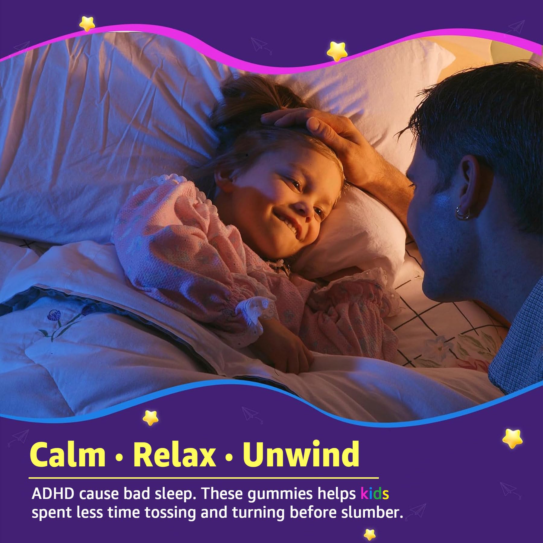 LILICARE Kids Sleep Gummies Melatonin-Free Sleep Aid

