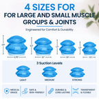 Silicone Cupping Therapy Set by Lure Essentials

