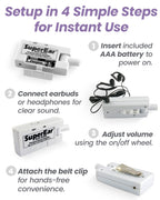 SuperEar SE5000 PSAP Personal Sound Amplifier for Seniors

