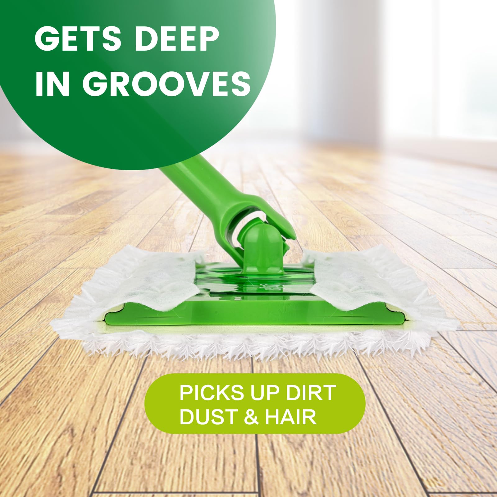 Swiffer Dry Sweeping Cloths - Heavy Duty Microfiber Pads

