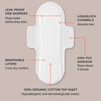 Cora Organic Cotton Topsheet Pads | Hypoallergenic


