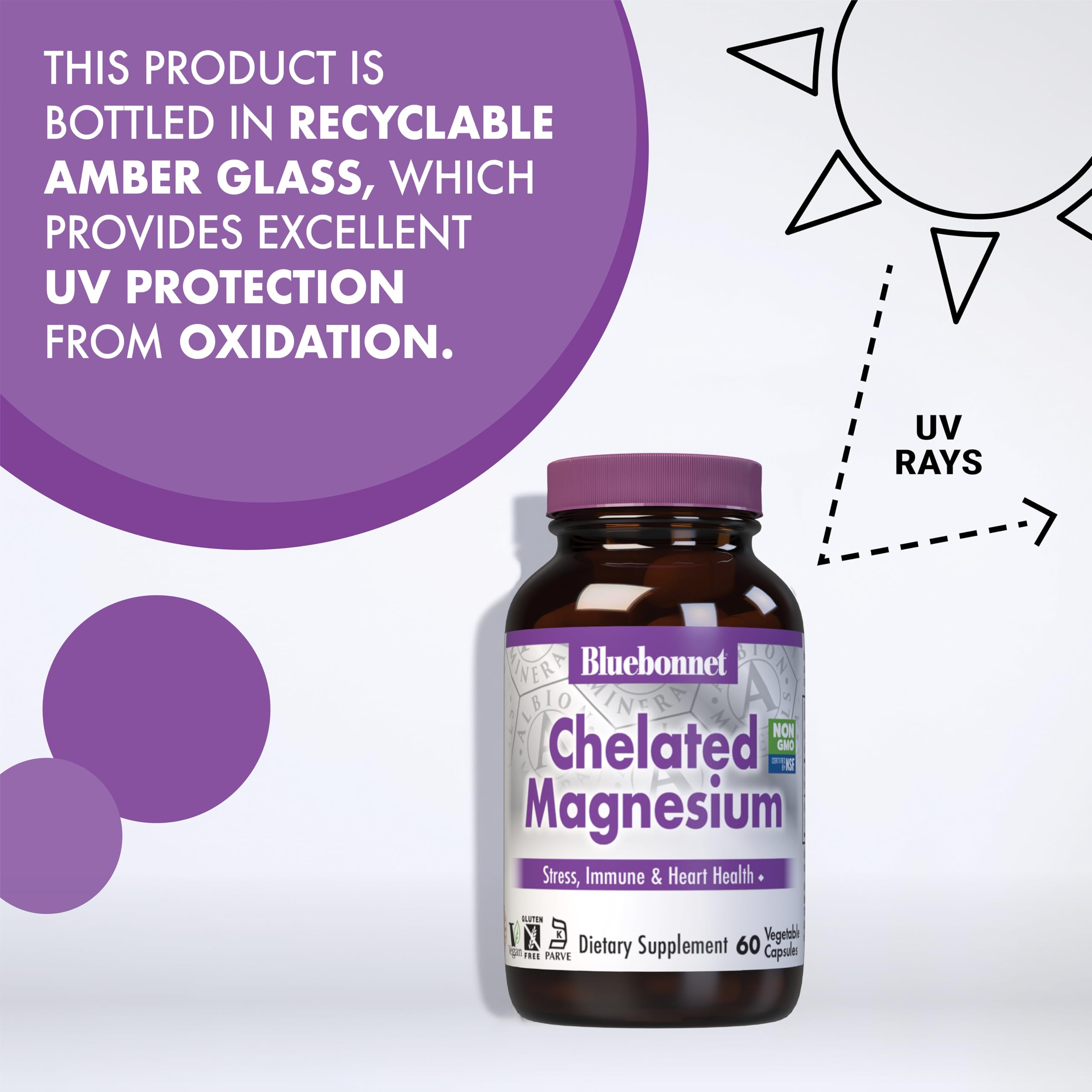 Magnesium Capsule Bluebonnet Albion Chelated 200 mg

