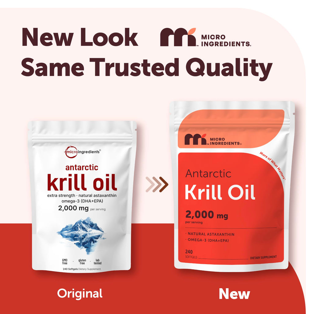 Micro Ingredients Antarctic Krill Oil 2,000 mg EPA & DHA

