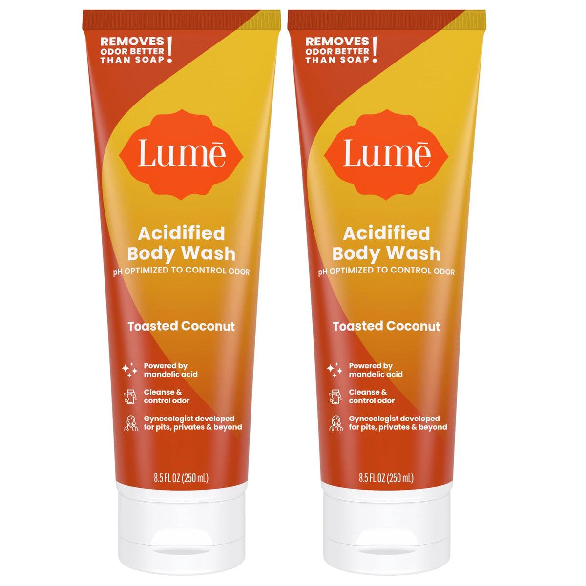 Lume Acidified Body Wash for Odor Control