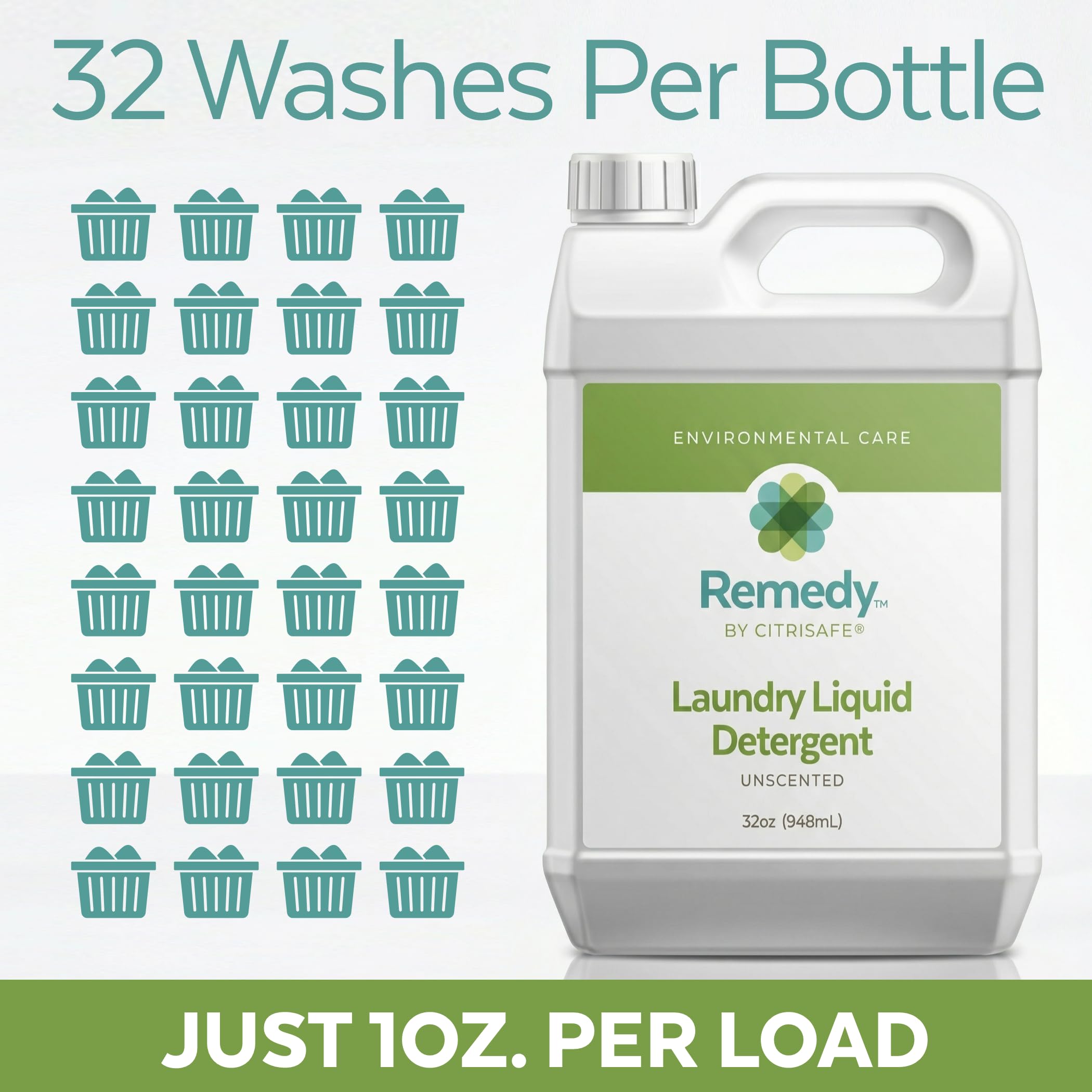 Remedy Laundry Detergent for Odor & Residue Removal


