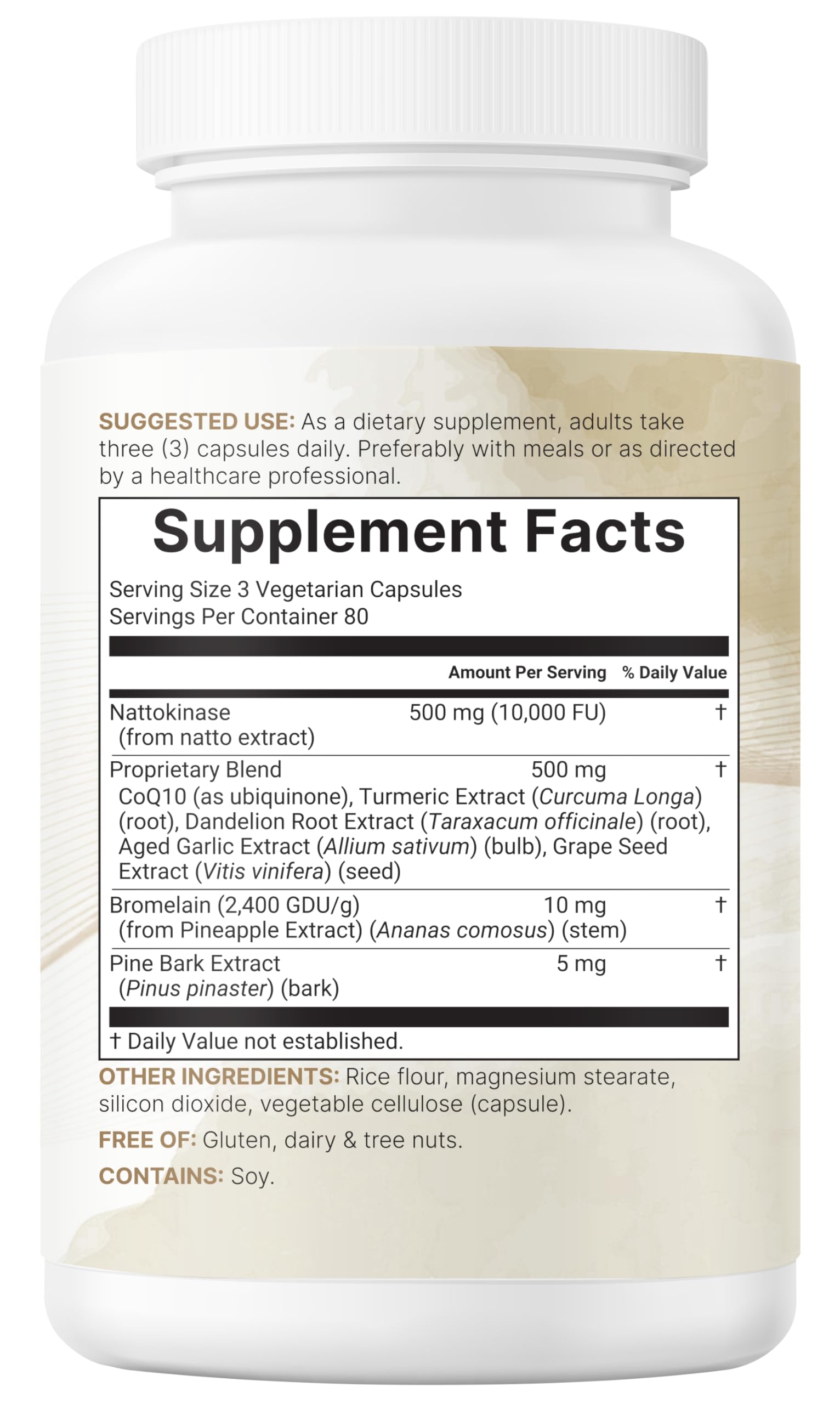 Nattokinase Enzyme Supplement by Micro Ingredients


