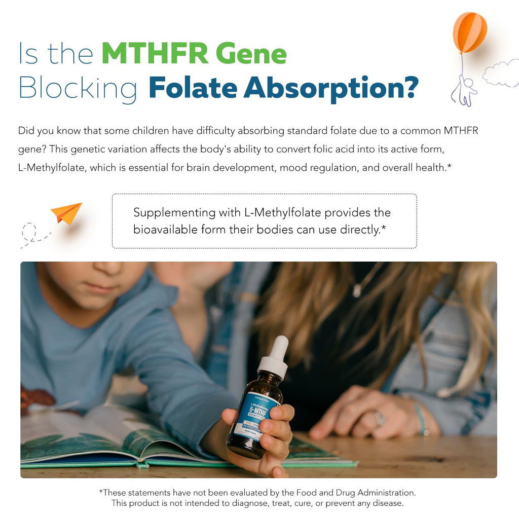 Kids L-Methylfolate with Methyl B12 Cofactor - Sublingual

