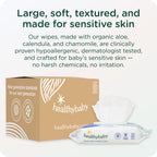 HealthyBaby Wet Wipes | EWG Verified Unscented

