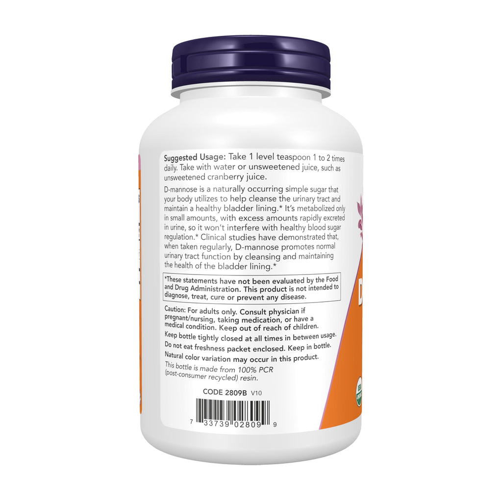NOW Foods D-Mannose Powder Non-GMO Project Verified

