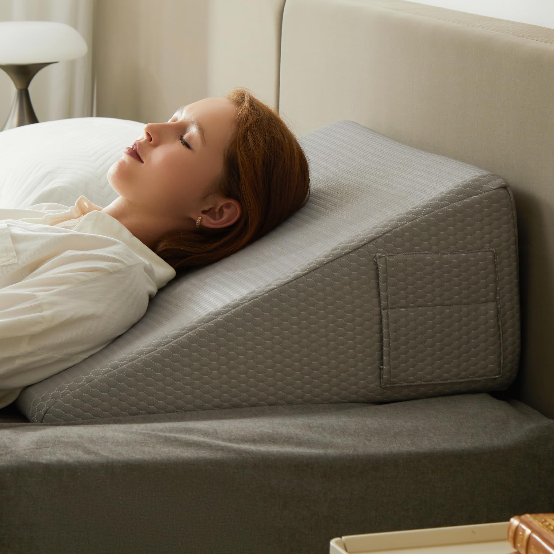 Bedluxe Wedge Pillow for Reflux Relief and Comfort