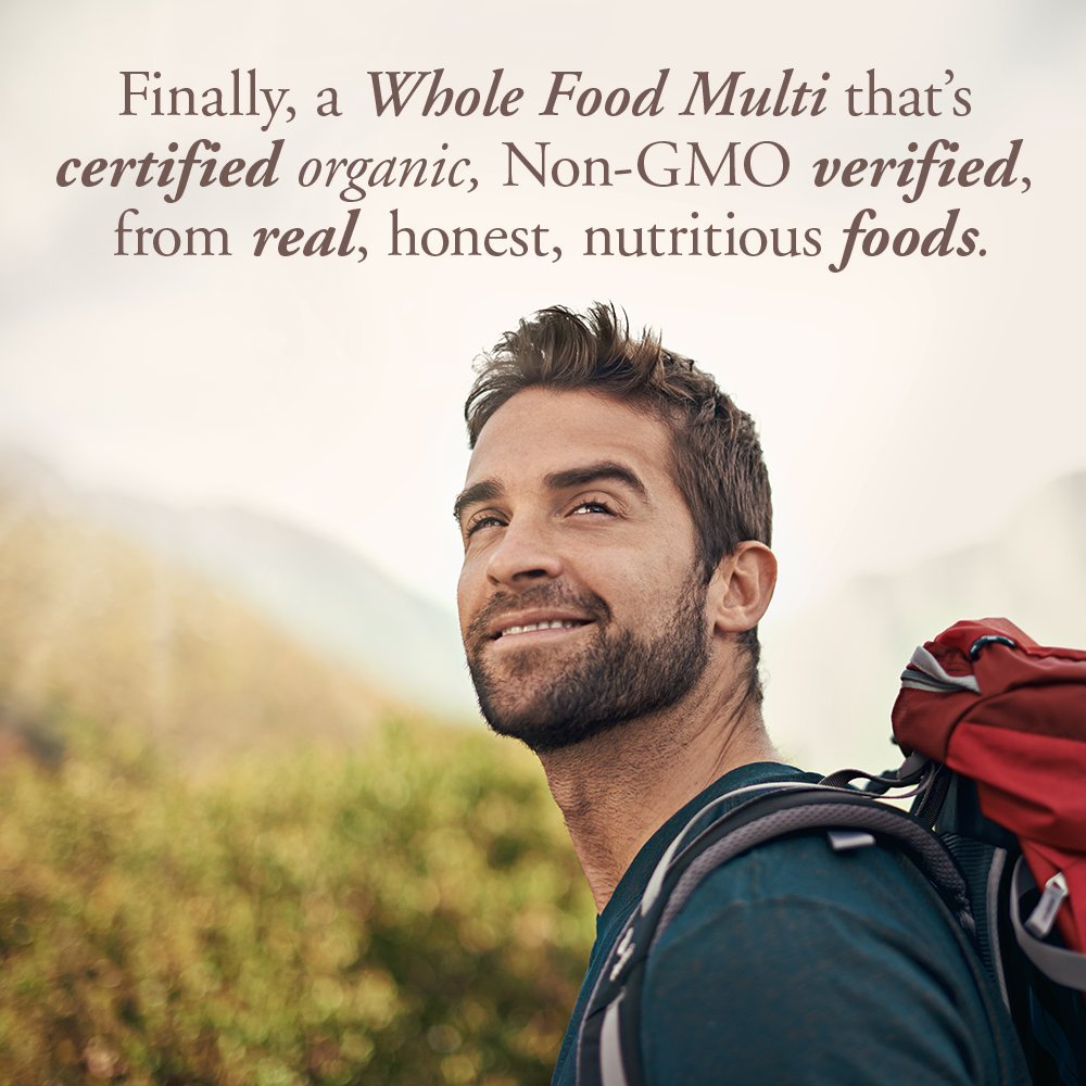 Garden of Life Organics Men's Multivitamin - Vegan Whole Food

