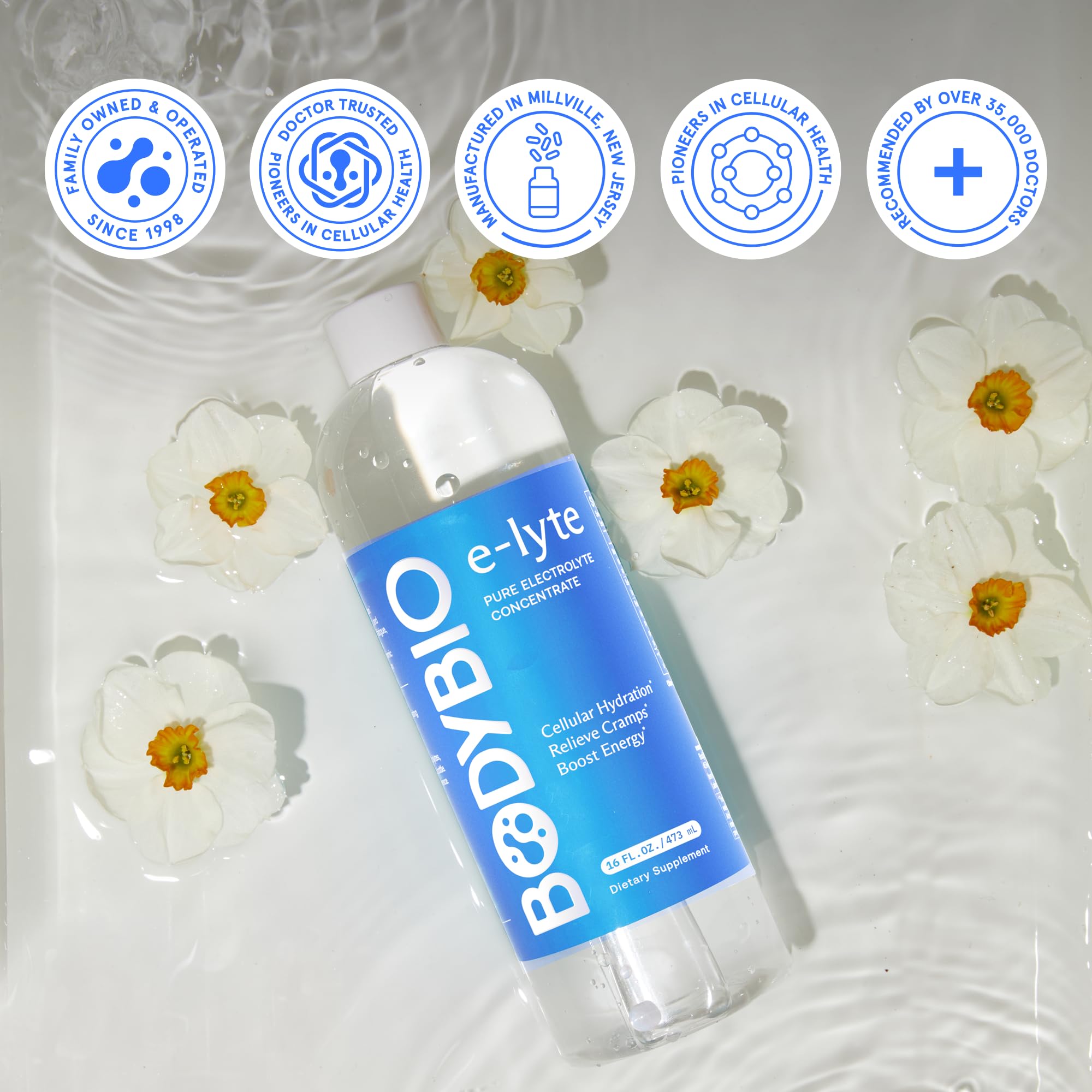 BodyBio e-Lyte Liquid Electrolyte Concentrate | Hydration

