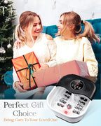 Foot Spa Massager Collapsible Heated Bath | Shiatsu Rollers

