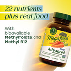MegaFood Men's Advanced Multivitamin | Brain & Immune Support

