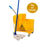 Mind Reader Mop Bucket with Wringer - 5.5 Gal

