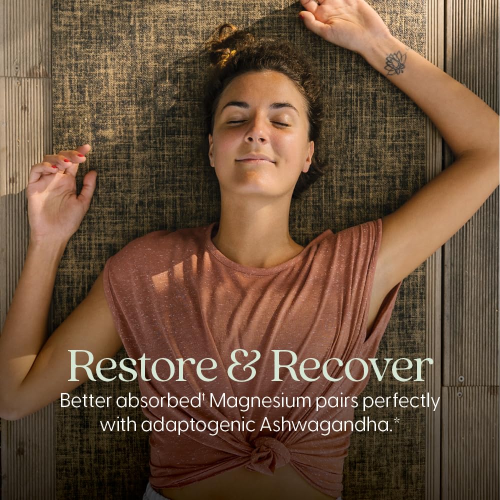Magnesium + Ashwagandha Supplement by New Chapter

