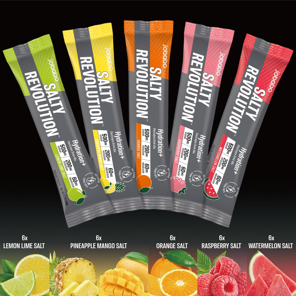 Salty Revolution Electrolyte Powder Packets for Hydration

