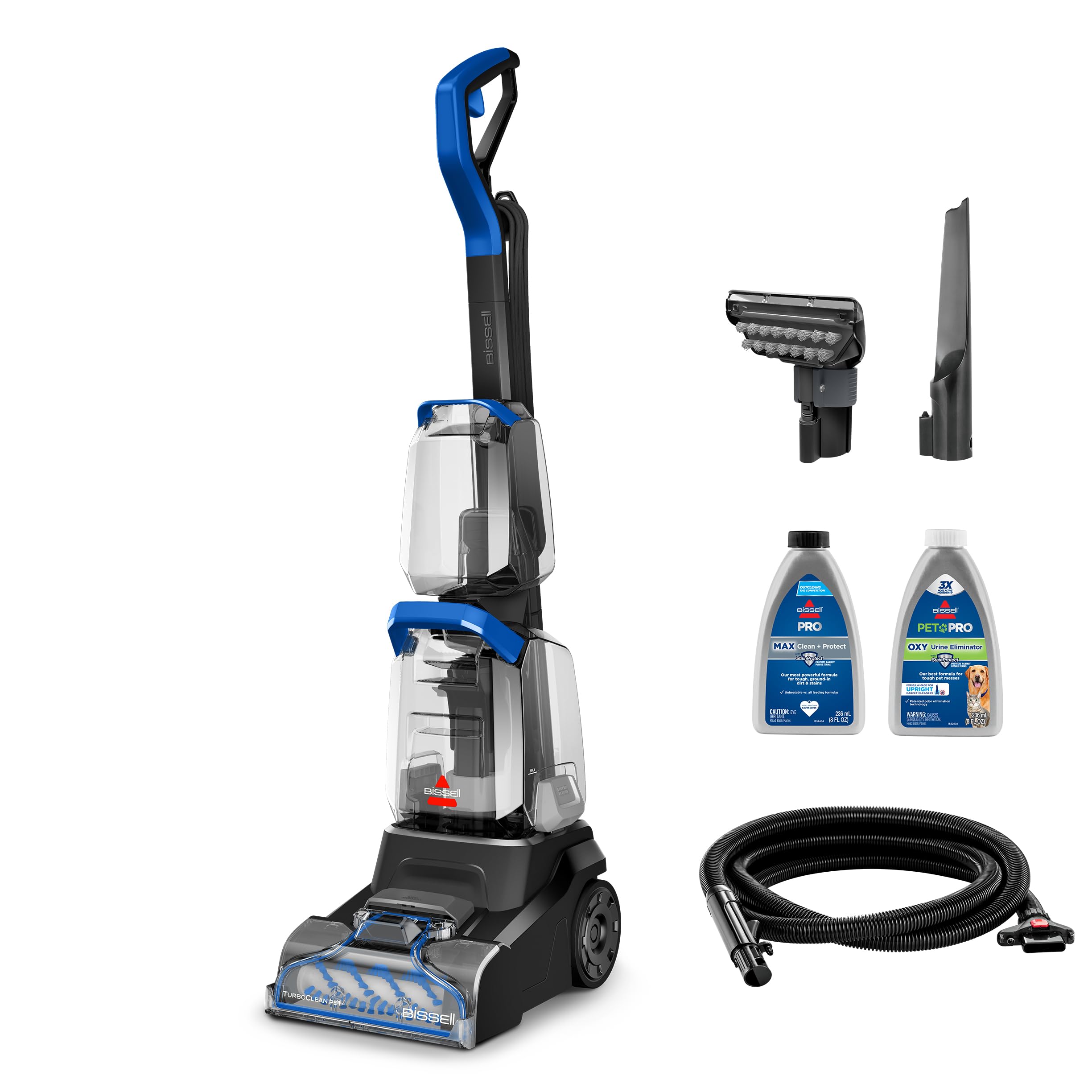 BISSELL Upright Carpet Cleaner with Pro Max Clean + Protect and OXY Urine Eliminator