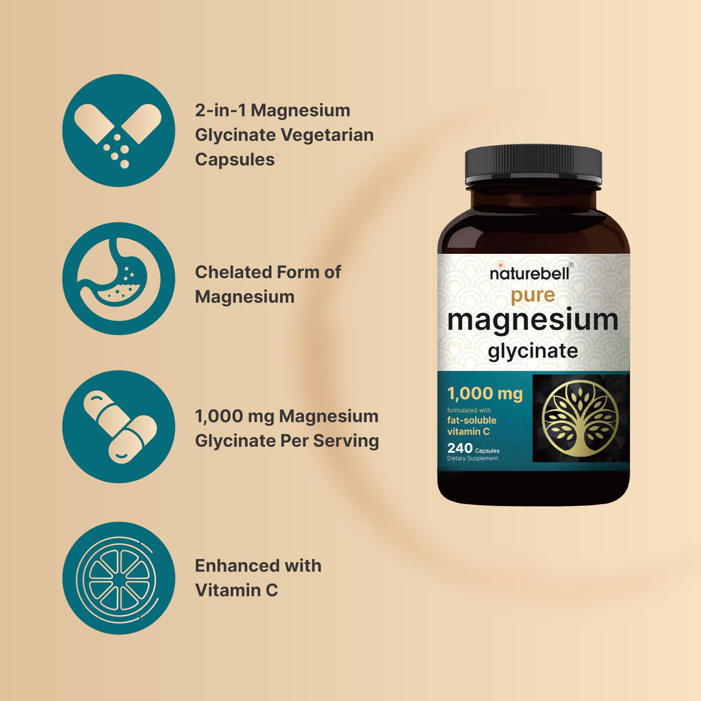 NatureBell Magnesium Supplement | Pure Mineral Support

