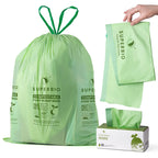 Compostable Drawstring Kitchen Waste Bags - SUPERBIO

