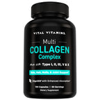Multi Collagen Peptides Capsules by Vital Vitamins

