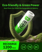 EBL Rechargeable Ni-MH Batteries High Capacity

