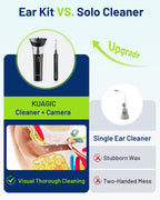 KAUGIC Ear Wax Removal with Camera One-Hand Ear Cleaner

