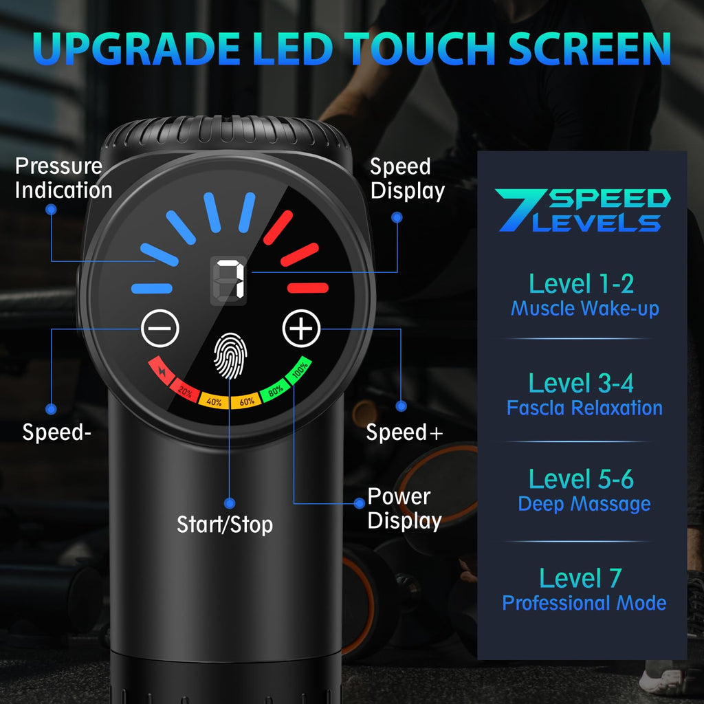 TOLOCO Massage Gun Deep Tissue Percussion Massager

