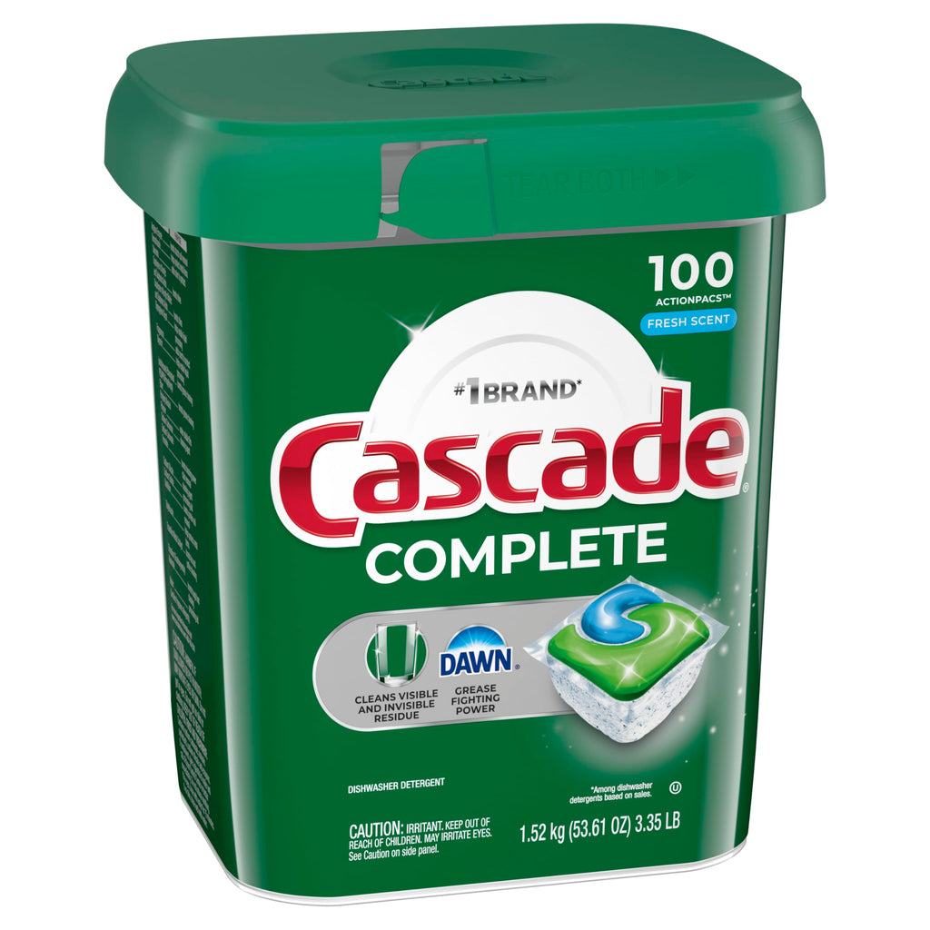 Cascade Complete Dishwasher Pods - Fresh Scent Phosphate-Free

