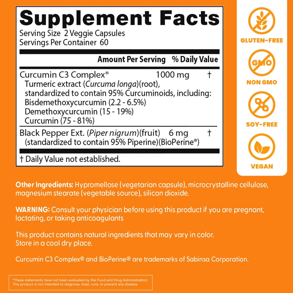 Doctor's Best Turmeric Curcumin with BioPerine

