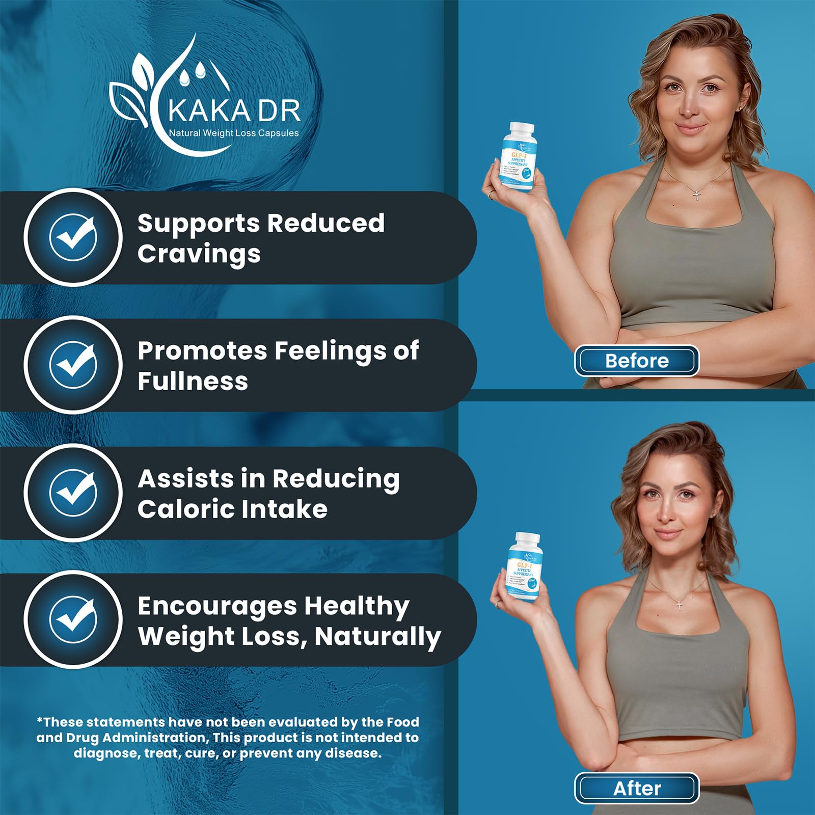 GLP-1 Weight Loss Supplement | Appetite & Metabolism

