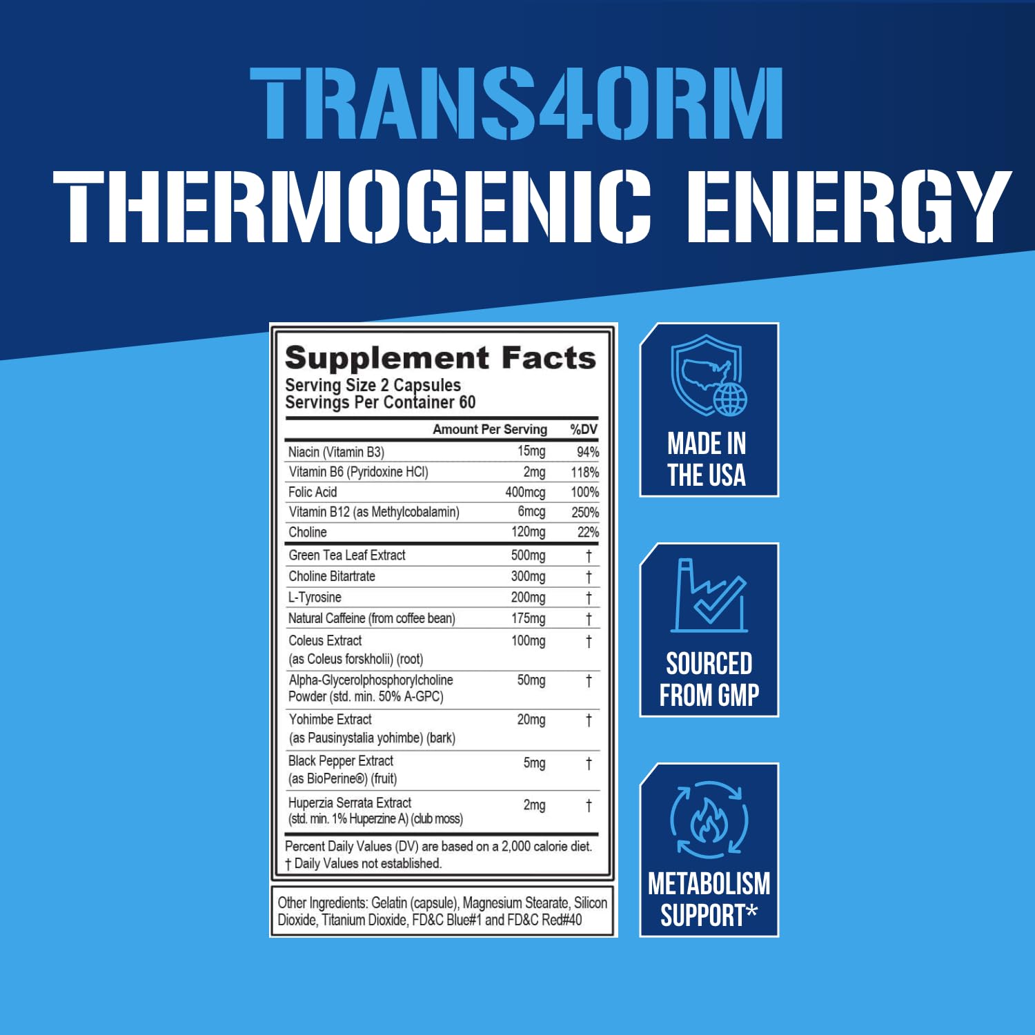 EVL Trans4orm Thermogenic Fat Burner | Green Tea

