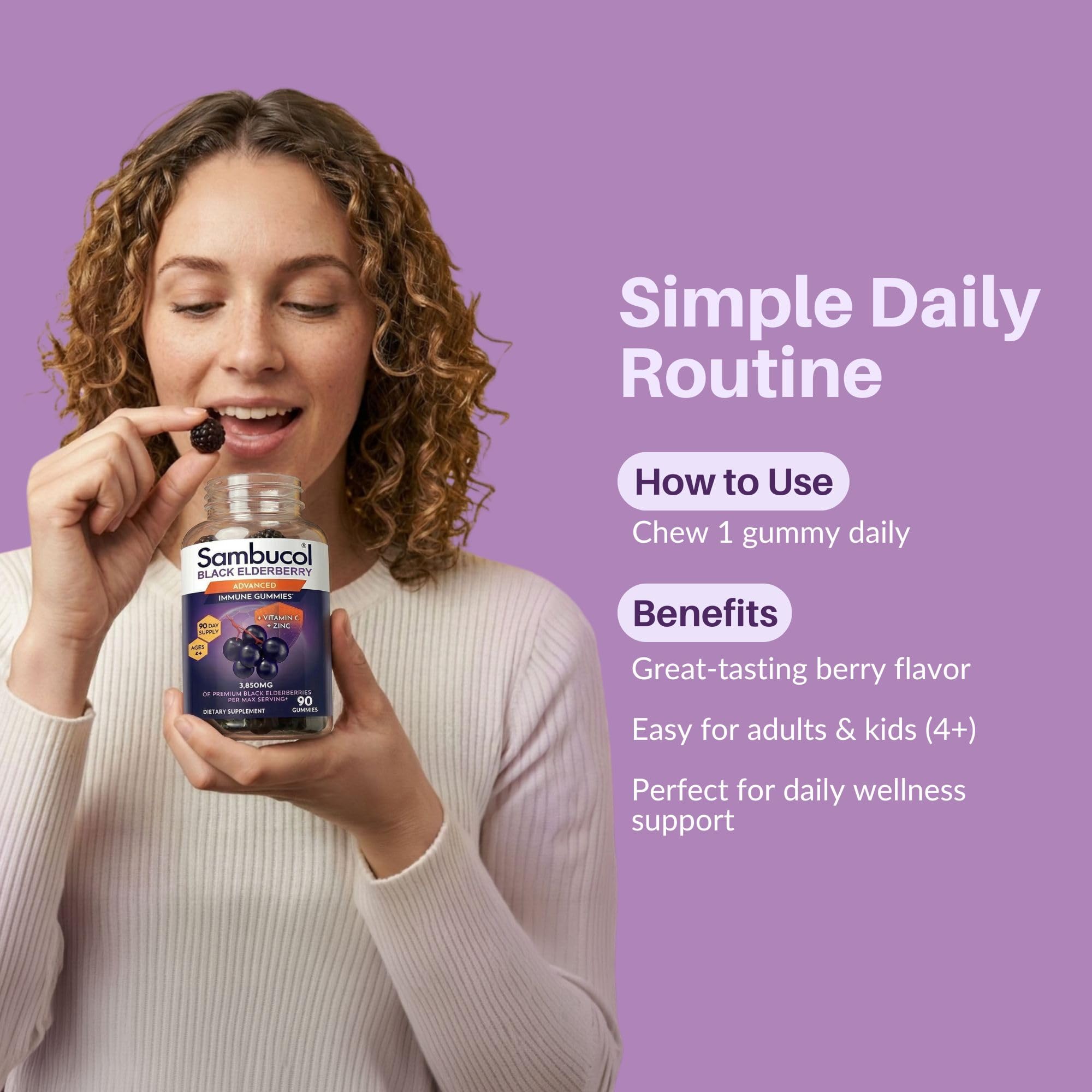 Sambucol Elderberry Gummies – Immune Support


