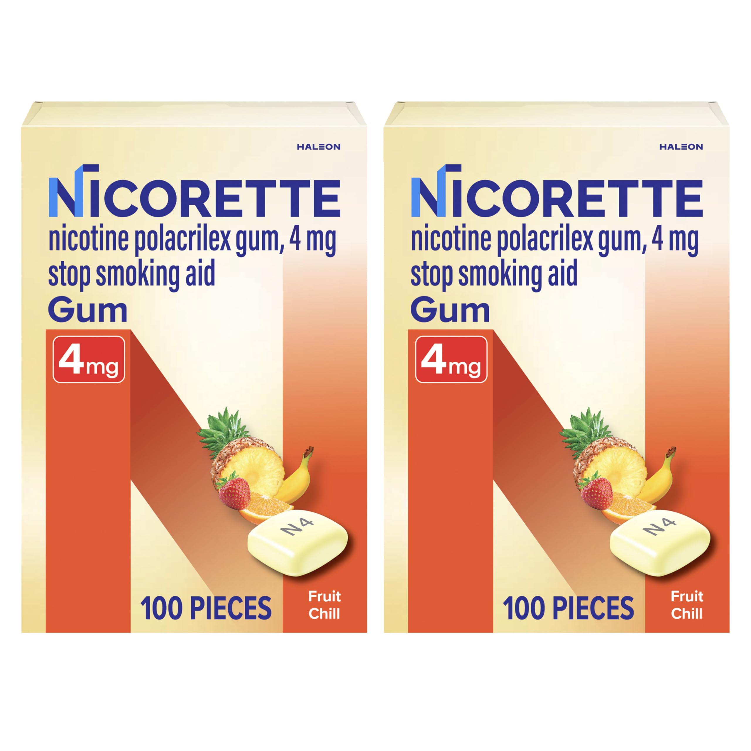 Nicorette Nicotine Gum Stop Smoking Aid – OTC NRT

