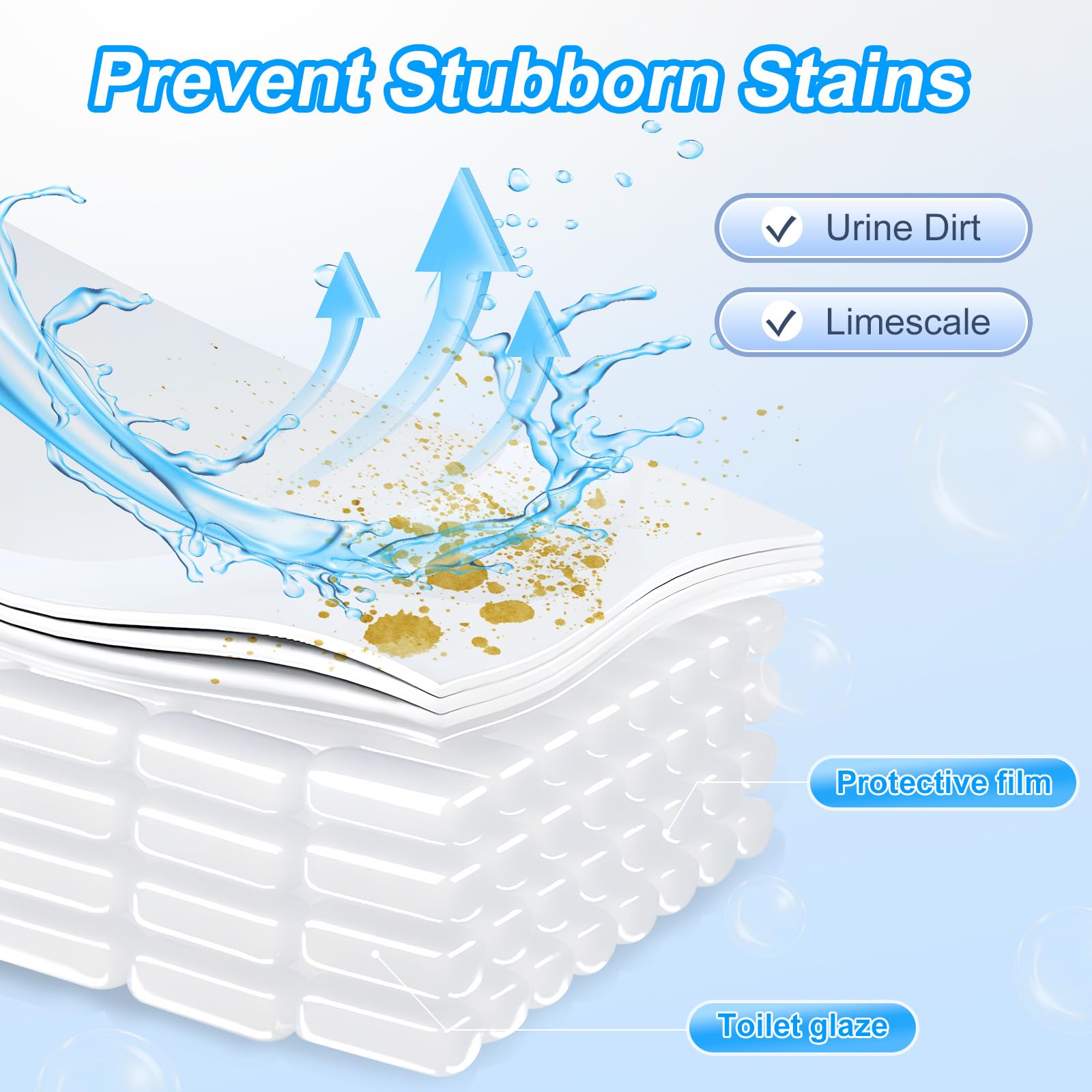 KIISIISO Toilet Bowl Cleaner Tablets | Hands-Free Cleaning

