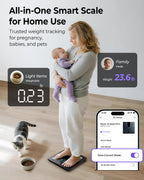 Ovutek Smart Scale with BMI & Body Fat - 5-In LED Display

