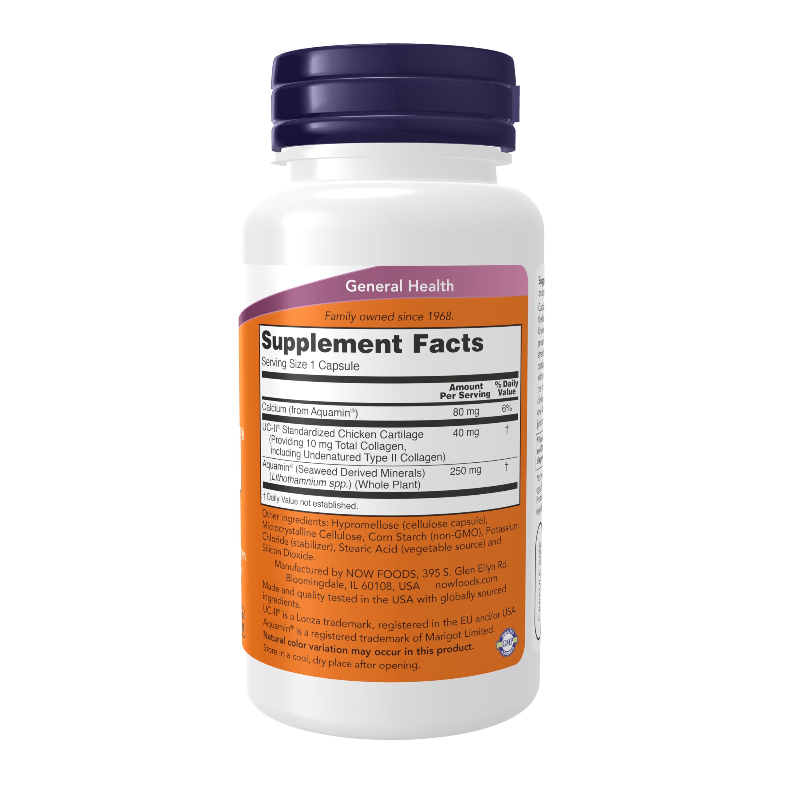 NOW Foods UC-II Undenatured Type II Collagen Supplement

