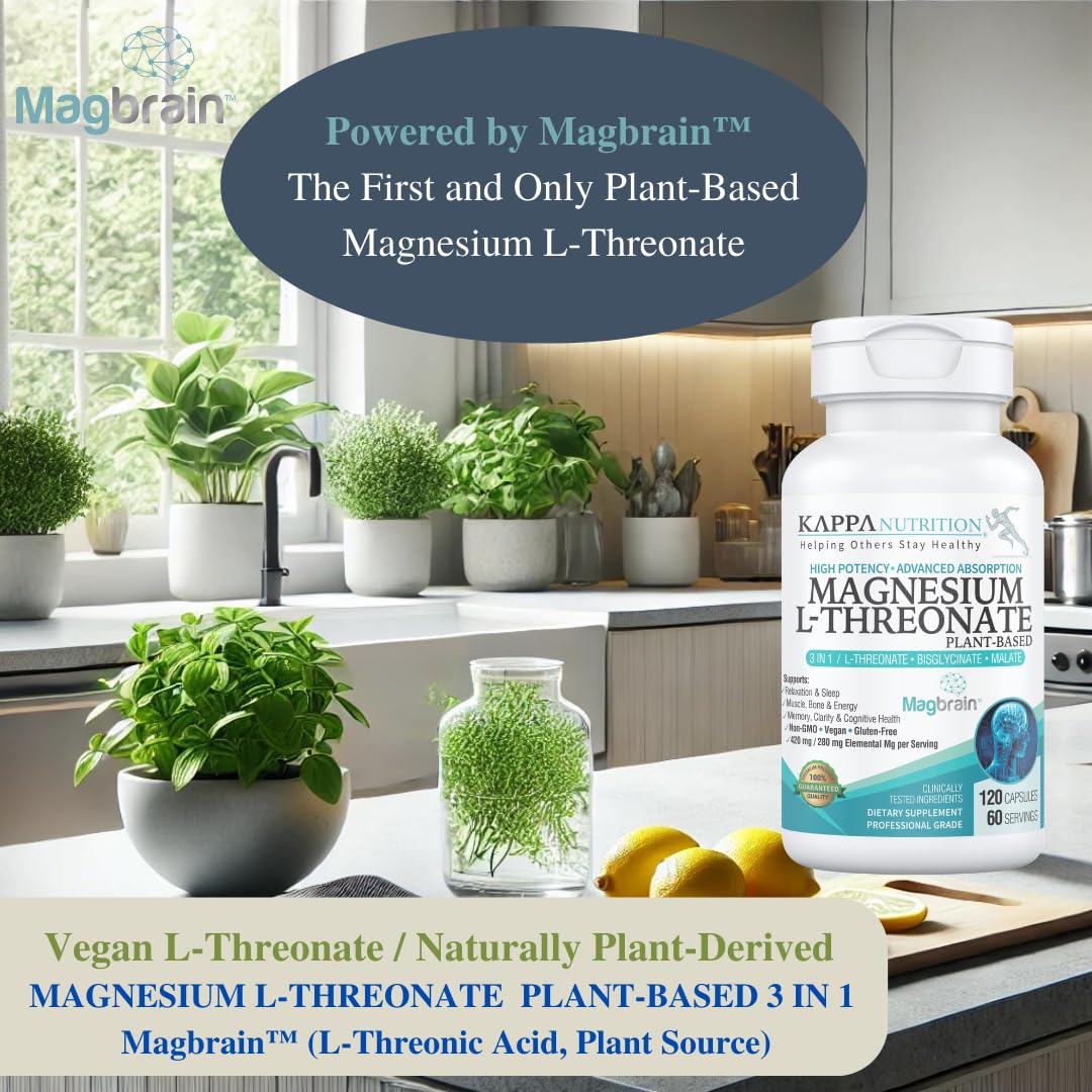 Kappa Nutrition Magbrain Magnesium L-Threonate | Brain & Sleep

