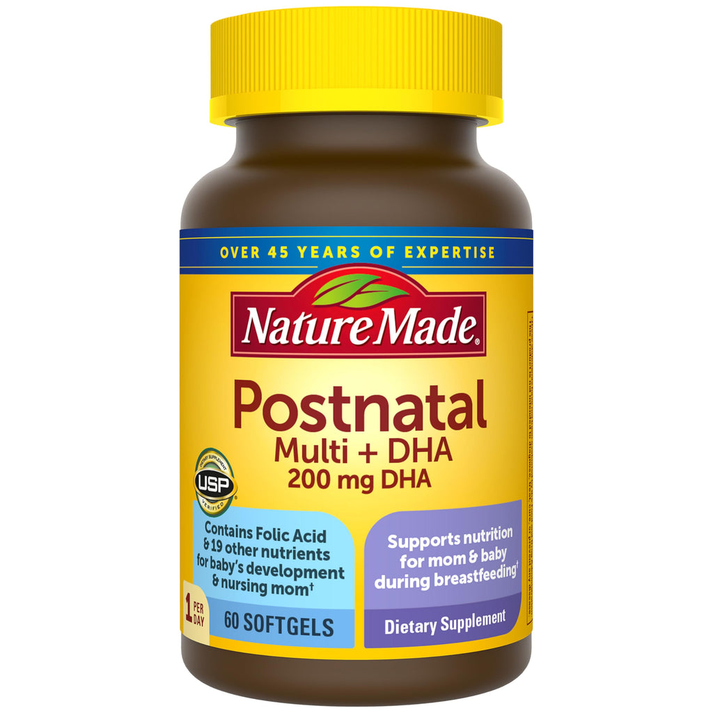 Nature Made Postnatal Multivitamin + DHA for Nursing Moms

